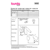 Burda boss n ° 5692: blouse & high
