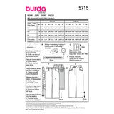 Burda boss n ° 5715: skirt
