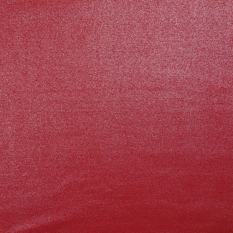 Jersey polyviscose argenté fond rouge