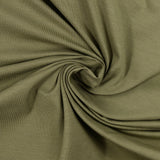Jersey de algodón orgánico de color verde oliva