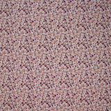 Coton imprimé s'épanouir violet, rose et blanc