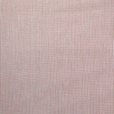 Coton rayé rouge fond blanc
