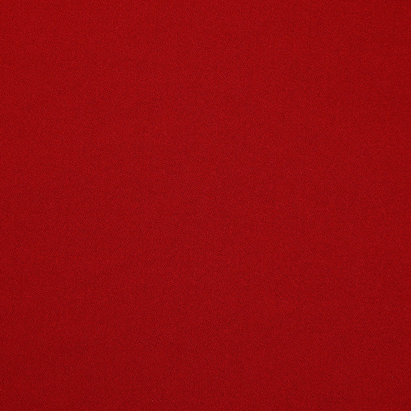 Crêpe de polyester rouge