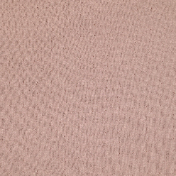 Puntada rosa laminada de jersey de algodón pálido