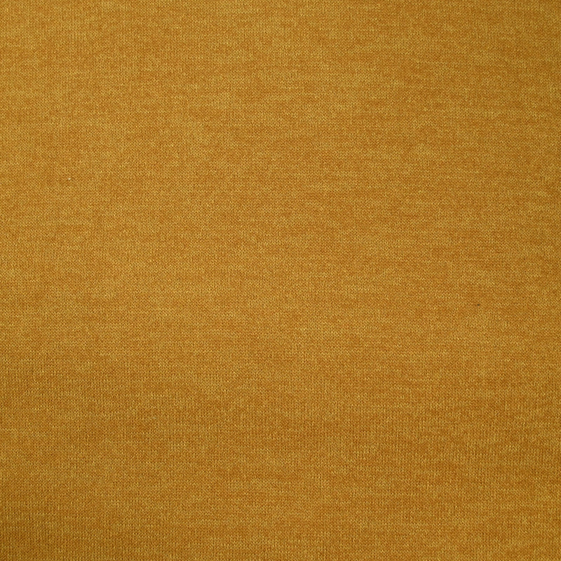 Maille polyester moutarde envers contrecollé