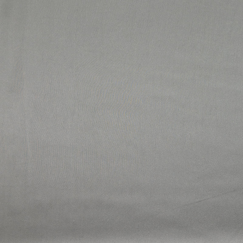 Satin polyester uni gris