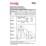 Burda boss n ° 5693: dress & blouse