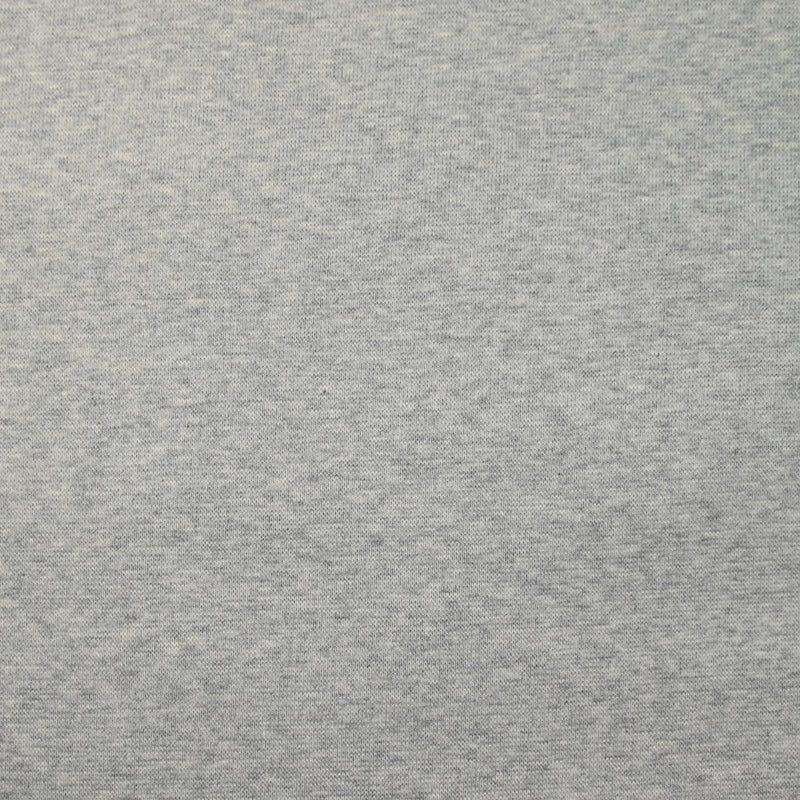 Jersey de coton interlock gris chiné
