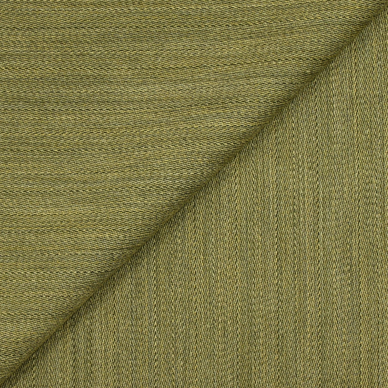 Tissu tailleur laine mélangée chevrons vert militaire