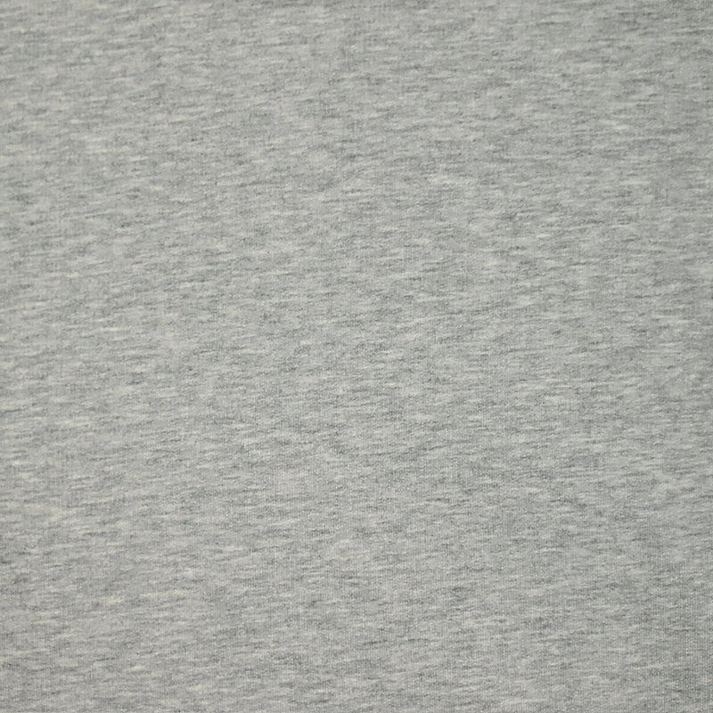 Molleton de coton élasthanne french terry gris galet