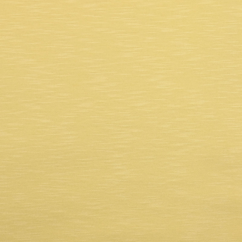 Jersey de algodón de color amarillo nankin