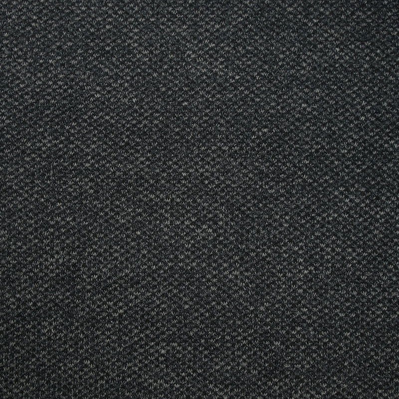 Maille nid d’abeille polyester gris souris chiné