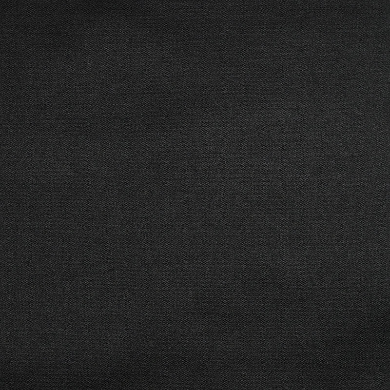 Satin de polycoton noir profond