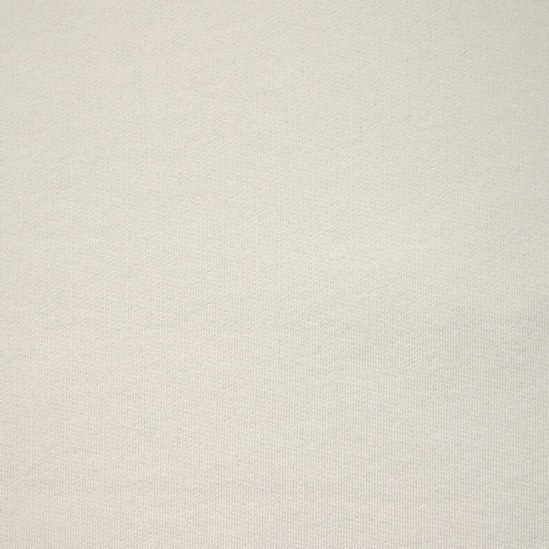Molleton de coton élasthanne french terry crème