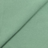 Tissu sweat minkee épais jade