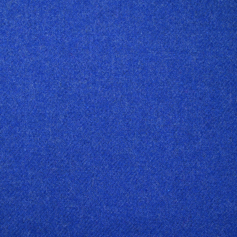 Sergé de laine mélangée bleu