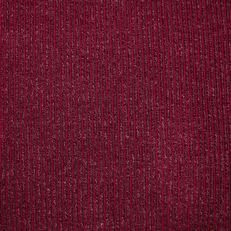 Maille Bianca côtelée rouge bordeaux