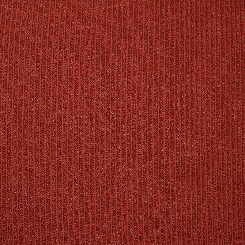 Maille Bianca côtelée tomette