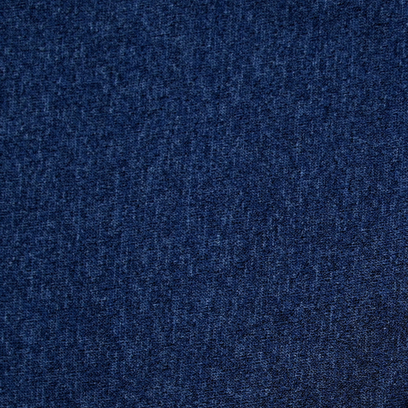 Maille fine polyester bleu jean