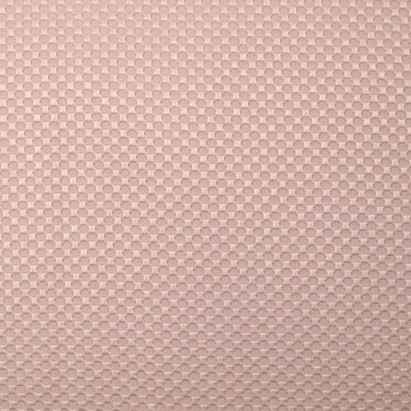 Jacquard satin nid d’abeille rose poudré
