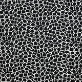 Jersey polyester écailles fond noir