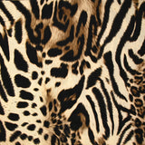 Jersey polyester imprimé léopard