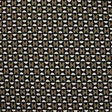 Maille de polyester sablier marron et noir