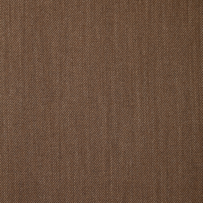 Sergé de polycoton marron