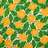 Viscose imprimée en apparence jaune et vert