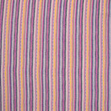 Viscose imprimée lurex rayures nuance de rose