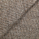 Laine mélangée fantaisie marron et beige