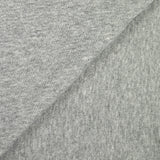 Molleton polycoton french terry gris clair