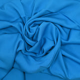 Twill de viscose bleu azur