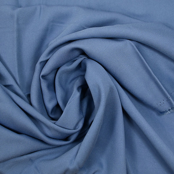 Blue viscose twill Bearded