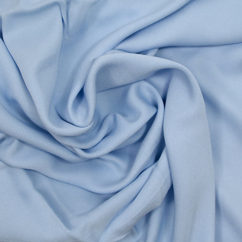 Light blue viscose twill