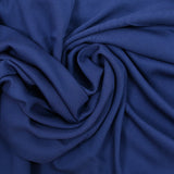 Twill de viscose bleu marine