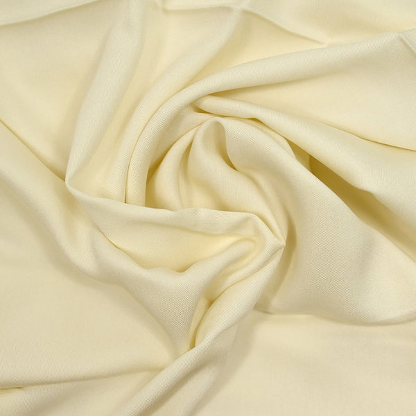 Ecru viscose twill