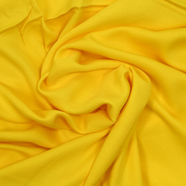 Twill de viscose jaune