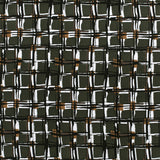 Crêpe viscose imprimé à carreaux fond kaki