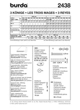 Patron n°2438 : Déguisement Les Rois Mages