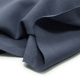 Toile de polyester unie bleu guède