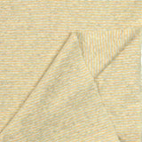 Camiseta de algodón a rayas amarillas y gris enlatado