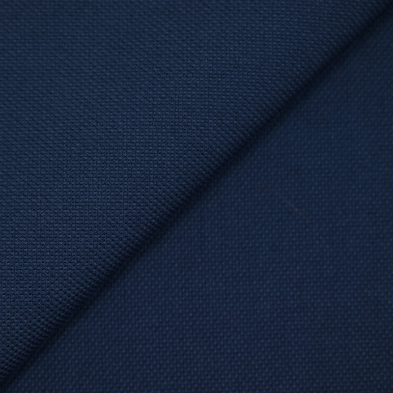 Coton natté bleu marine