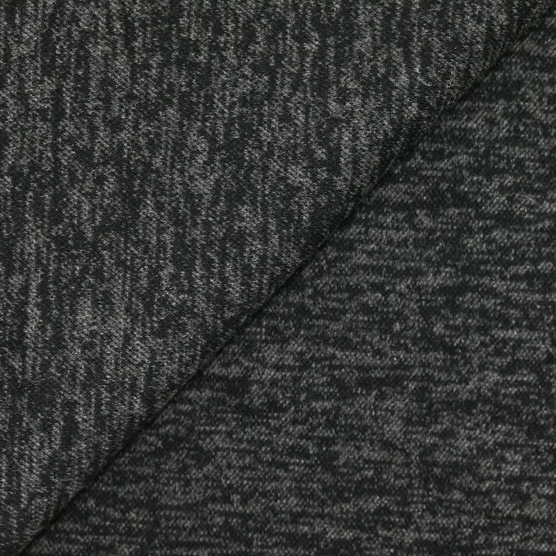 Maille polyester camouflage numérique noir et gris
