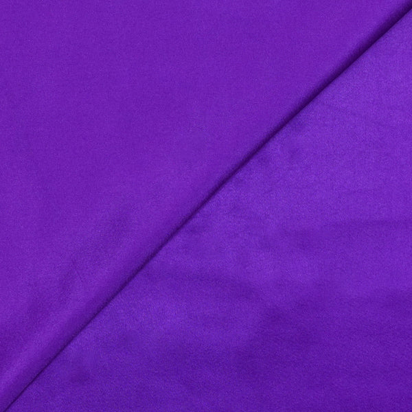Satin polyester silky violet