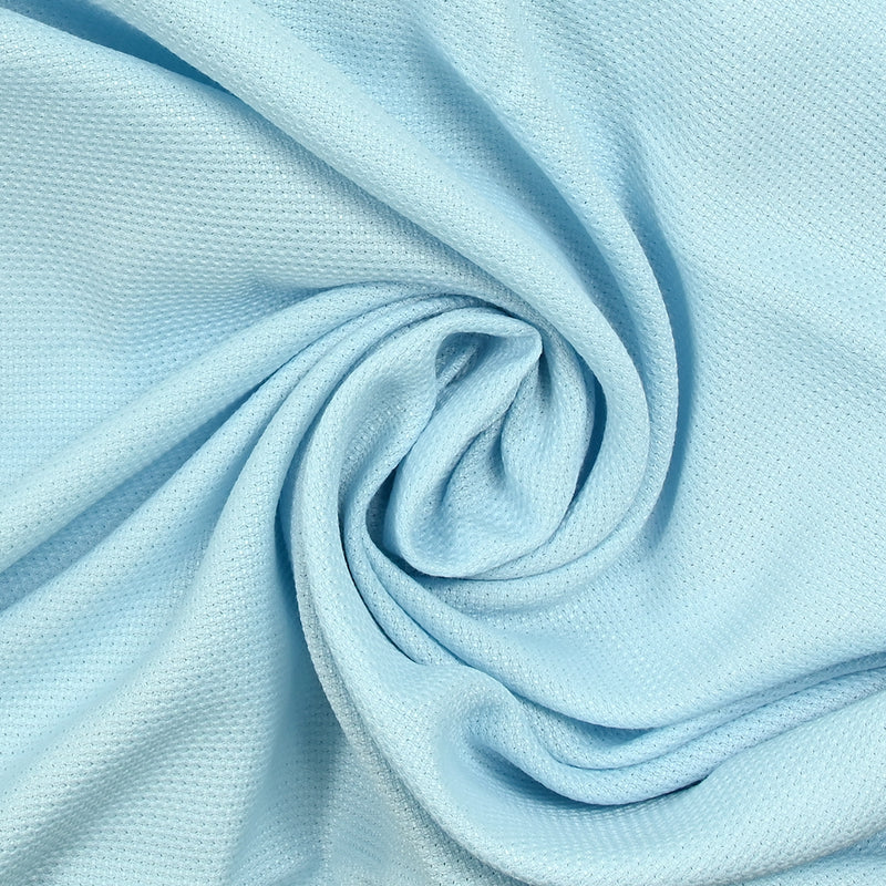 Viscose texturée Kelly bleu ciel