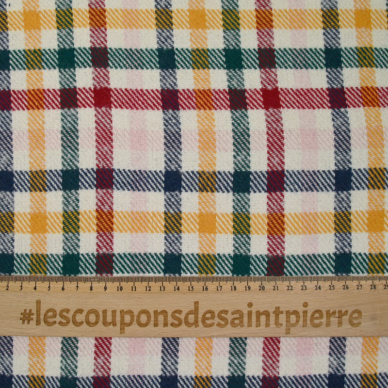 Mixed Multicolored Tartan mixed wool