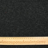 Maille Bianca côtelée noir