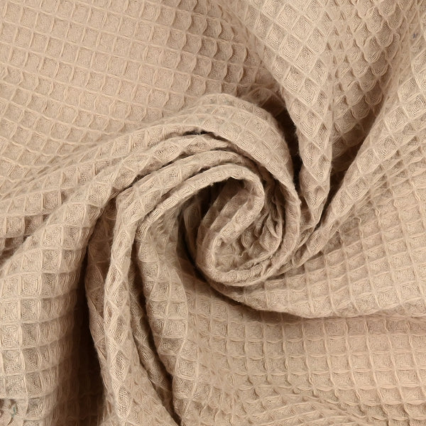 Cotton 100% beige honeycomb