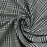 Black and white Wales jacquard